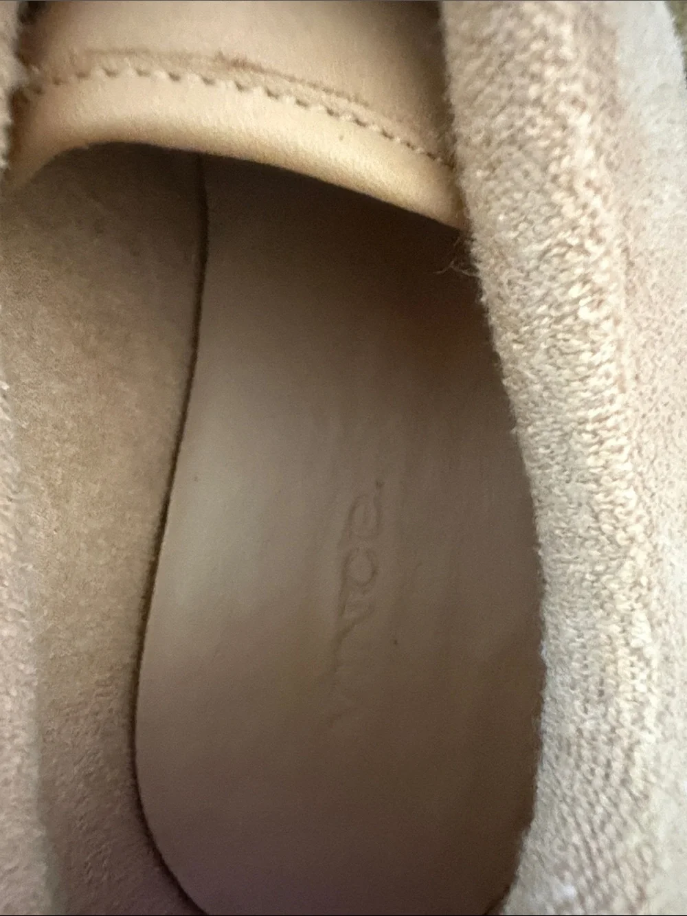 Vince Pasha II Minimalist Leather / Suede Sneakers - Blush Neutral